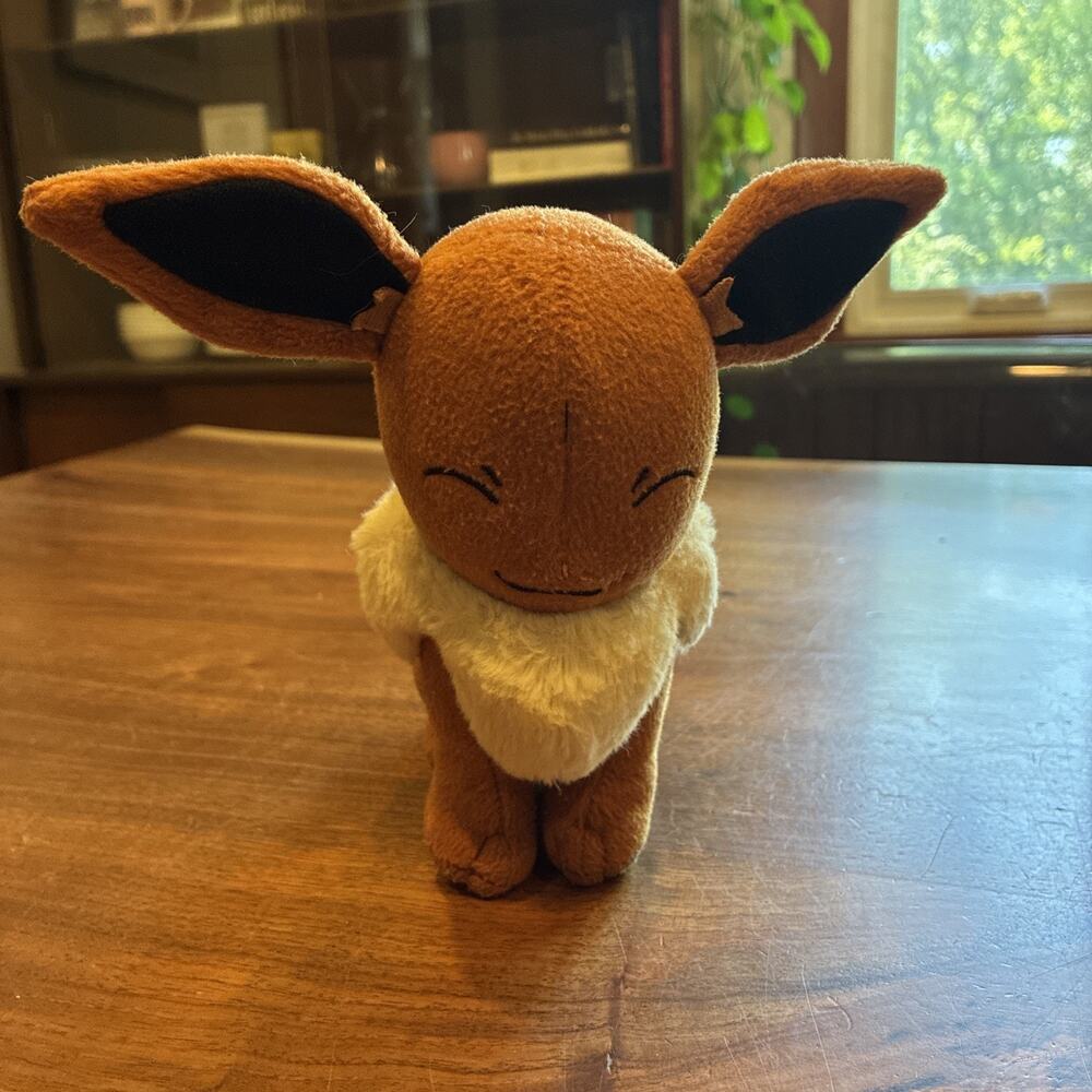 Pokemon Eevee Plush Tomy 2017 Evolution‎ of Eevee Stuffed Animal Toy 7"